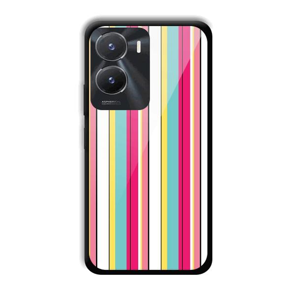 Lines Pattern Phone Customized Printed Back Cover for Vivo T2x 5G