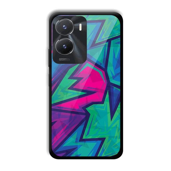 Dark Pink Design Phone Customized Printed Back Cover for Vivo T2x 5G