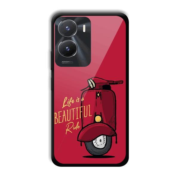 Life is Beautiful Phone Customized Printed Back Cover for Vivo T2x 5G