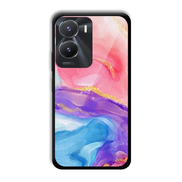 Water Colors Phone Customized Printed Back Cover for Vivo T2x 5G