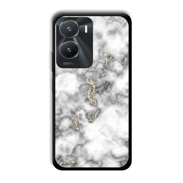 Grey White Design Phone Customized Printed Back Cover for Vivo T2x 5G