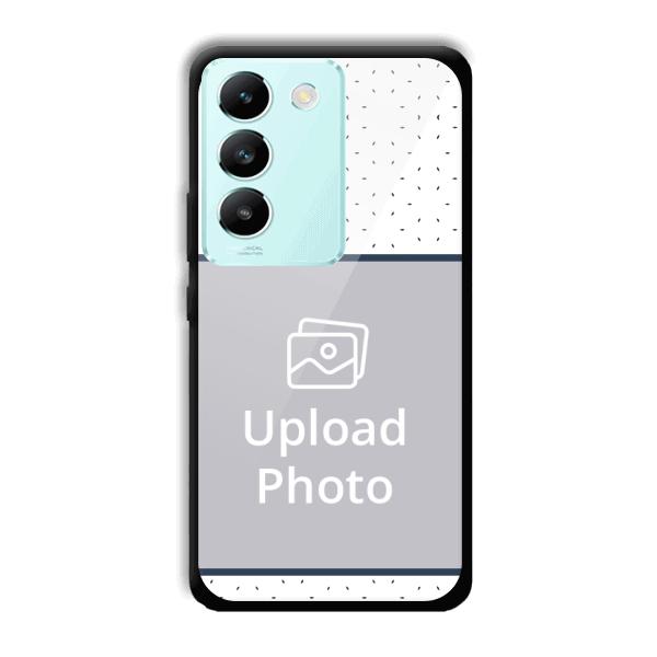 Blue Dots Customized Printed Back Cover for Vivo T3 5g