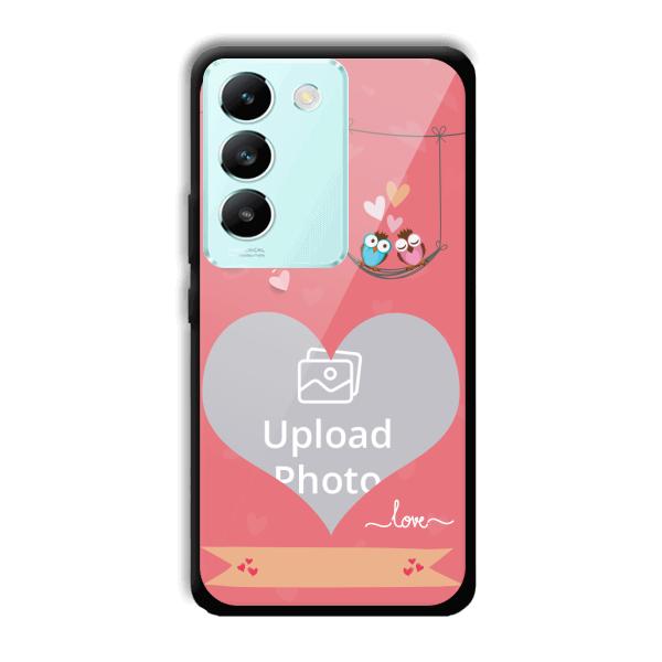 Love Birds Design Customized Printed Back Cover for Vivo T3 5g