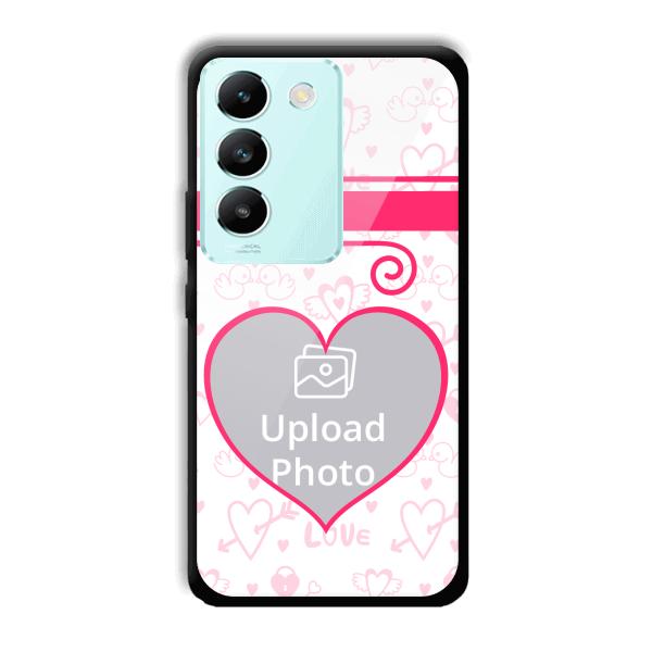 Hearts Customized Printed Back Cover for Vivo T3 5g