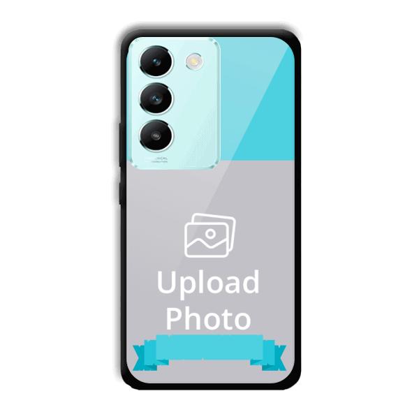 Blue Customized Printed Back Cover for Vivo T3 5g