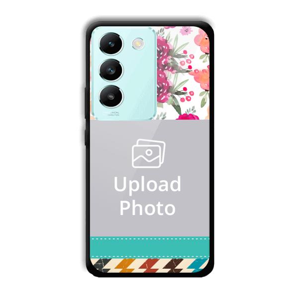 Water Color Painting Customized Printed Back Cover for Vivo T3 5g