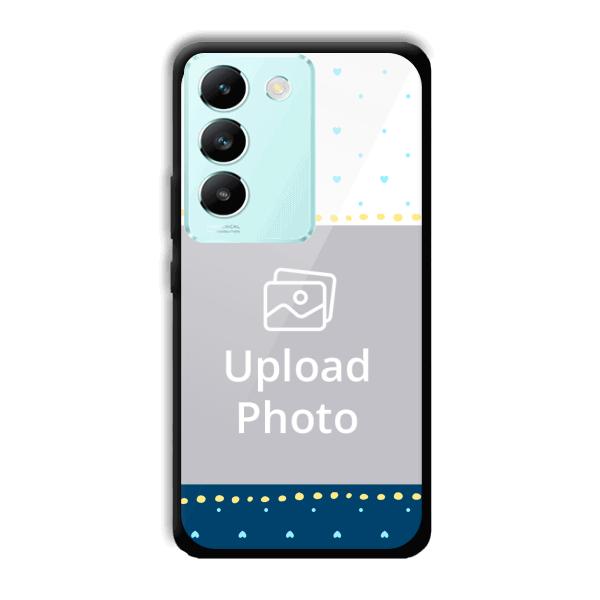 Cute Hearts Customized Printed Back Cover for Vivo T3 5g