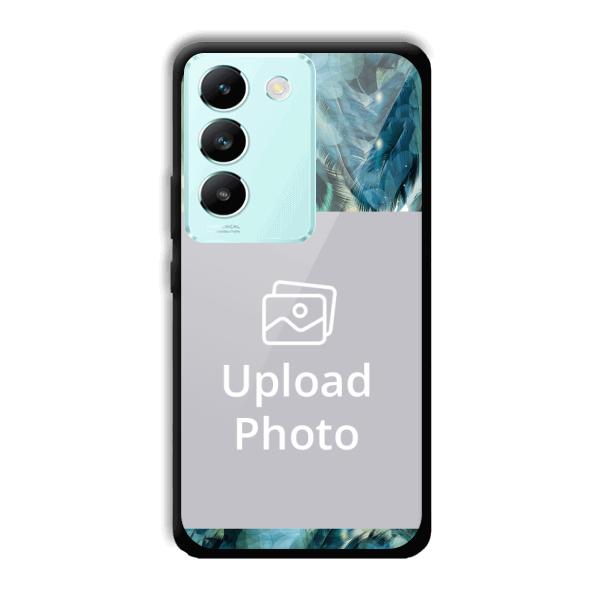 Peacock's Feathers Customized Printed Back Cover for Vivo T3 5g