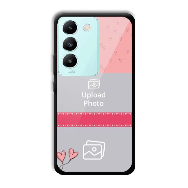 Pinkish Design Customized Printed Back Cover for Vivo T3 5g