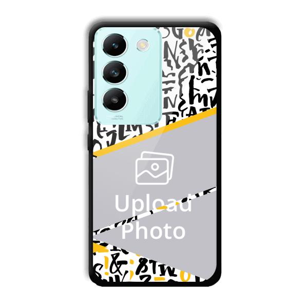 Letters Customized Printed Back Cover for Vivo T3 5g