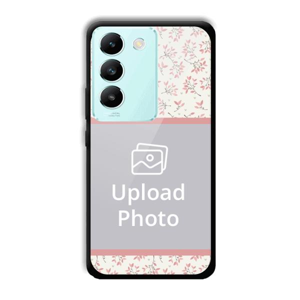 Leafy Design Customized Printed Back Cover for Vivo T3 5g