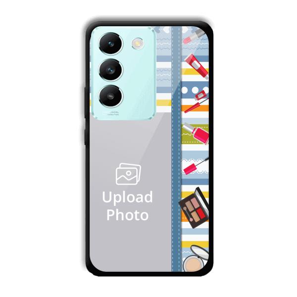 Makeup Theme Customized Printed Back Cover for Vivo T3 5g