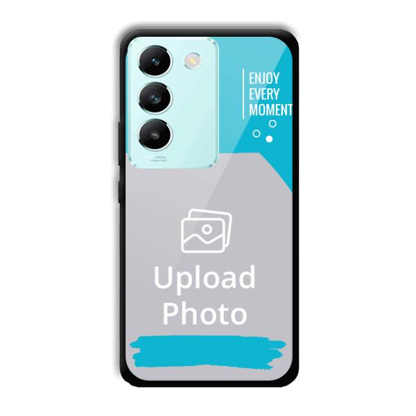 Enjoy Every Moment Customized Printed Back Cover for Vivo T3 5g