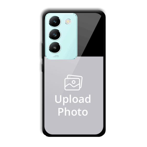 Black Customized Printed Back Cover for Vivo T3 5g