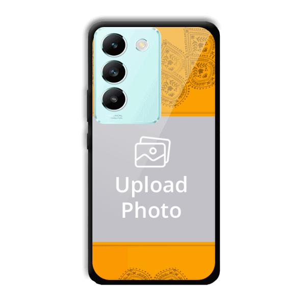 Mehendi Design Customized Printed Back Cover for Vivo T3 5g