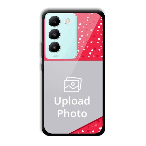 Dark Pink Customized Printed Back Cover for Vivo T3 5g
