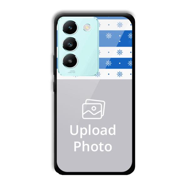 Blue Wheel Customized Printed Back Cover for Vivo T3 5g