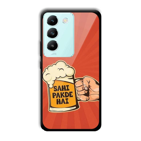 Sahi Pakde Hai Phone Customized Printed Back Cover for Vivo T3 5g
