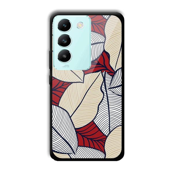 Leafy Pattern Phone Customized Printed Back Cover for Vivo T3 5g