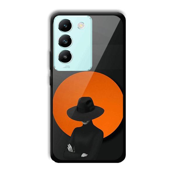 Woman In Black Phone Customized Printed Back Cover for Vivo T3 5g
