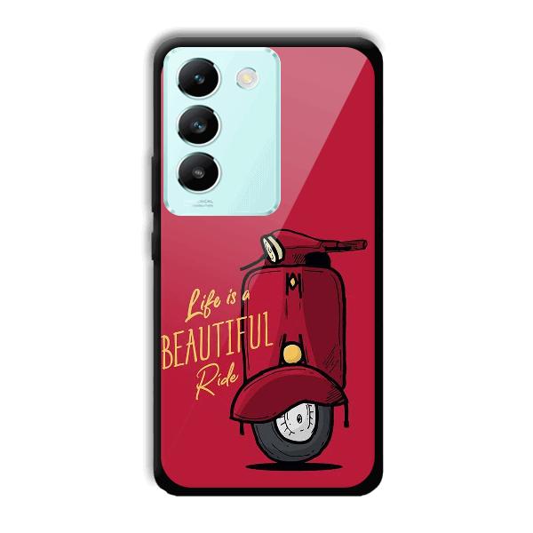 Life is Beautiful Phone Customized Printed Back Cover for Vivo T3 5g
