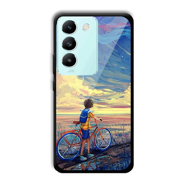 Boy & Sunset Phone Customized Printed Back Cover for Vivo T3 5g