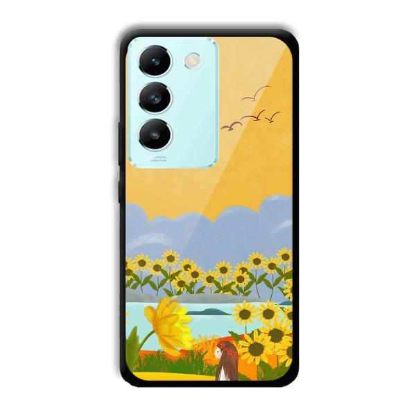 Girl in the Scenery Phone Customized Printed Back Cover for Vivo T3 5g