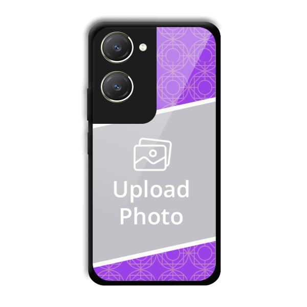 Purple Design Customized Printed Back Cover for Vivo T3 Lite 5G