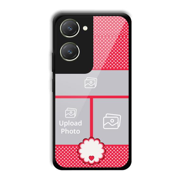 Little Hearts Customized Printed Back Cover for Vivo T3 Lite 5G