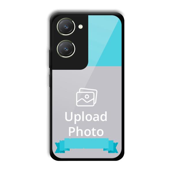 Blue Customized Printed Back Cover for Vivo T3 Lite 5G
