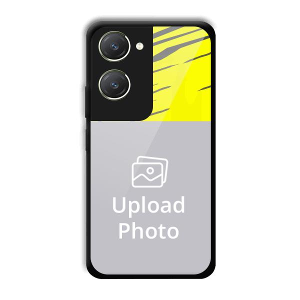 Yellow Lines Customized Printed Back Cover for Vivo T3 Lite 5G
