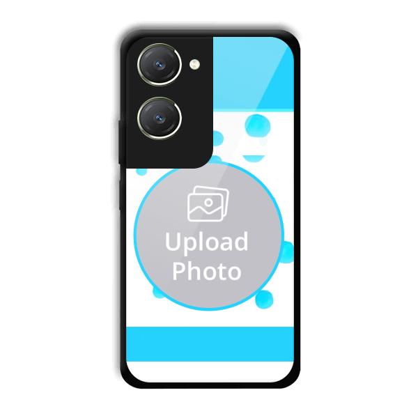 Bluish Customized Printed Back Cover for Vivo T3 Lite 5G