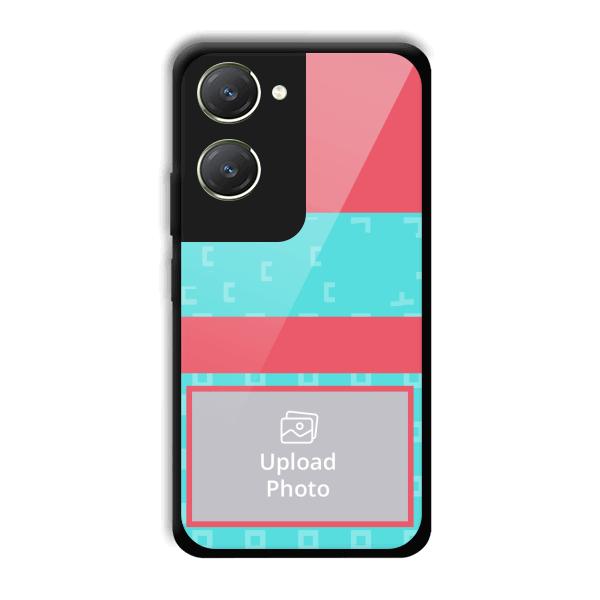 Bluish Pattern Customized Printed Back Cover for Vivo T3 Lite 5G