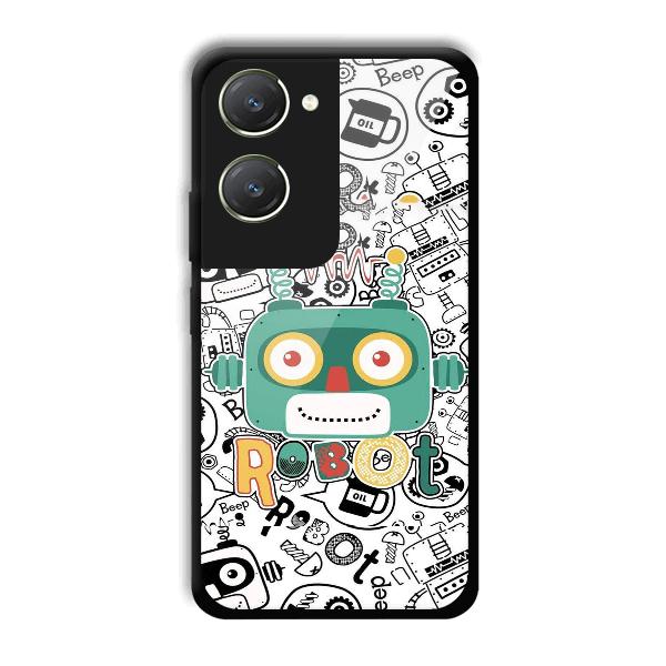 Animated Robot Phone Customized Printed Back Cover for Vivo T3 Lite 5G