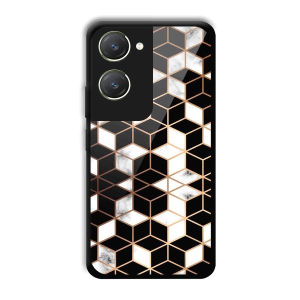 Black Cubes Phone Customized Printed Back Cover for Vivo T3 Lite 5G
