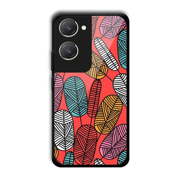 Lines and Leaves Phone Customized Printed Back Cover for Vivo T3 Lite 5G