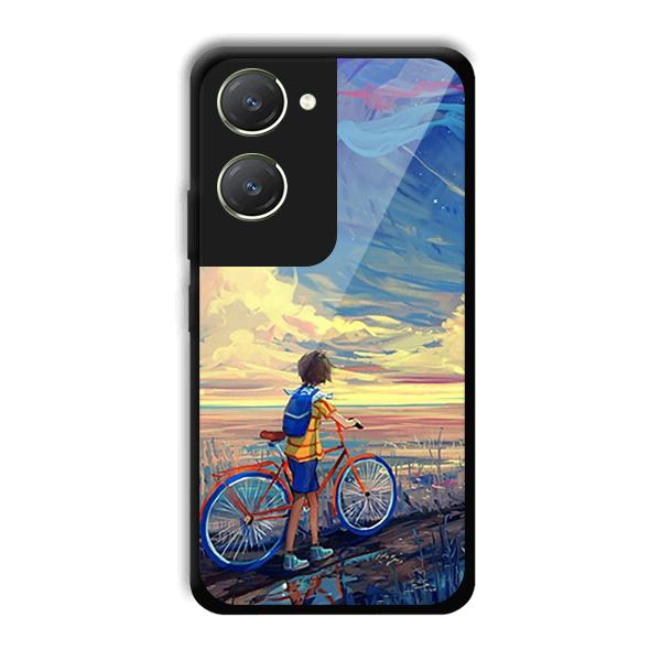 Boy & Sunset Phone Customized Printed Back Cover for Vivo T3 Lite 5G