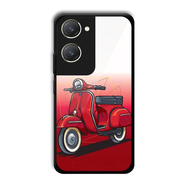 Red Scooter Phone Customized Printed Back Cover for Vivo T3 Lite 5G