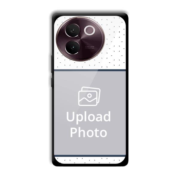 Blue Dots Customized Printed Back Cover for Vivo V30e