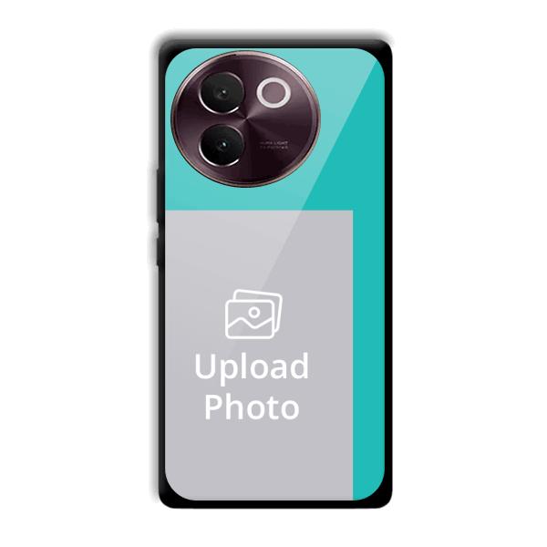 Blue Customized Printed Back Cover for Vivo V30e
