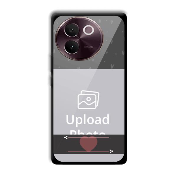 Dark Grey Customized Printed Back Cover for Vivo V30e