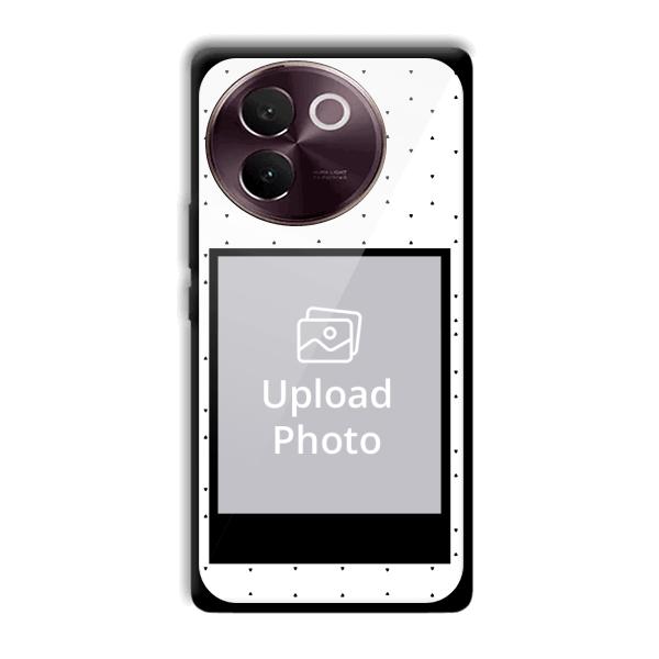 White Background Customized Printed Back Cover for Vivo V30e