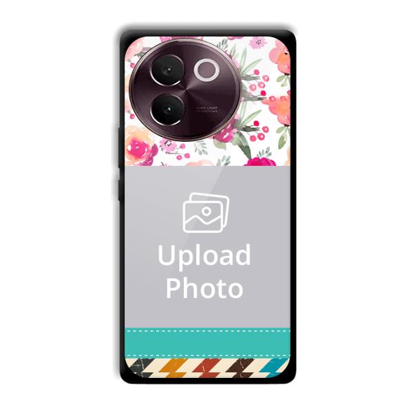 Water Color Painting Customized Printed Back Cover for Vivo V30e