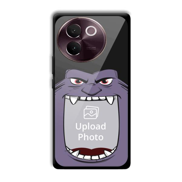 Purple Monster Customized Printed Back Cover for Vivo V30e
