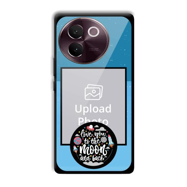 Love You Customized Printed Back Cover for Vivo V30e