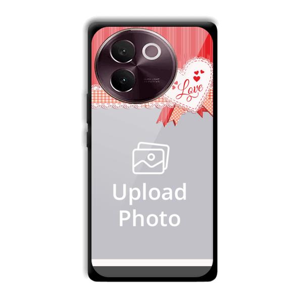 Valentine Customized Printed Back Cover for Vivo V30e