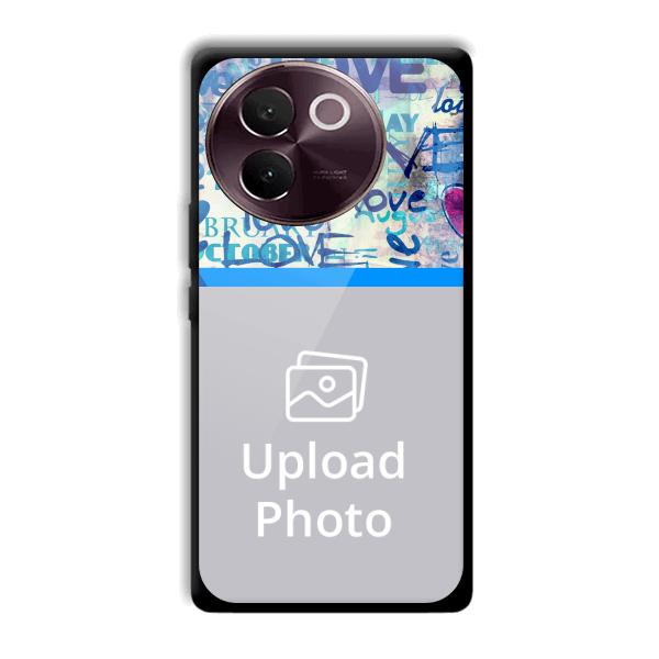 Love Customized Printed Back Cover for Vivo V30e