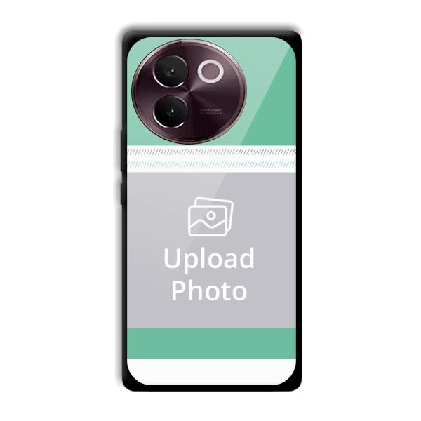 Sea Green Customized Printed Back Cover for Vivo V30e