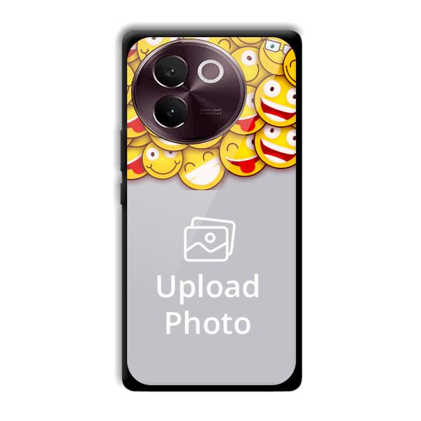 Emojis Customized Printed Back Cover for Vivo V30e