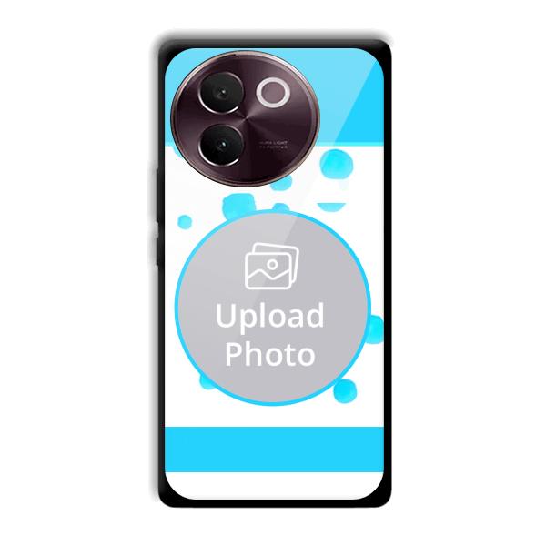 Bluish Customized Printed Back Cover for Vivo V30e